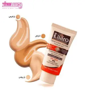 ضد آفتاب کرم پودری الارو SPF 30 مناسب پوست چرب حجم 40ml