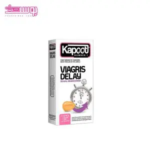 کاندوم تاخیری کاپوت 12 عددی مدل Viagris Delay