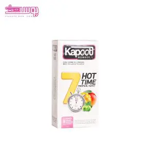 کاندوم هفت کاره گرم کاپوت 12 عددی مدل 7Hot Time
