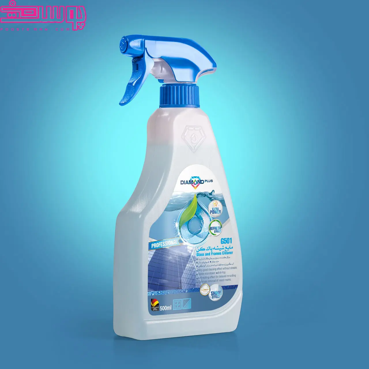 مایع شیشه پاک کن دیاموند پلاس