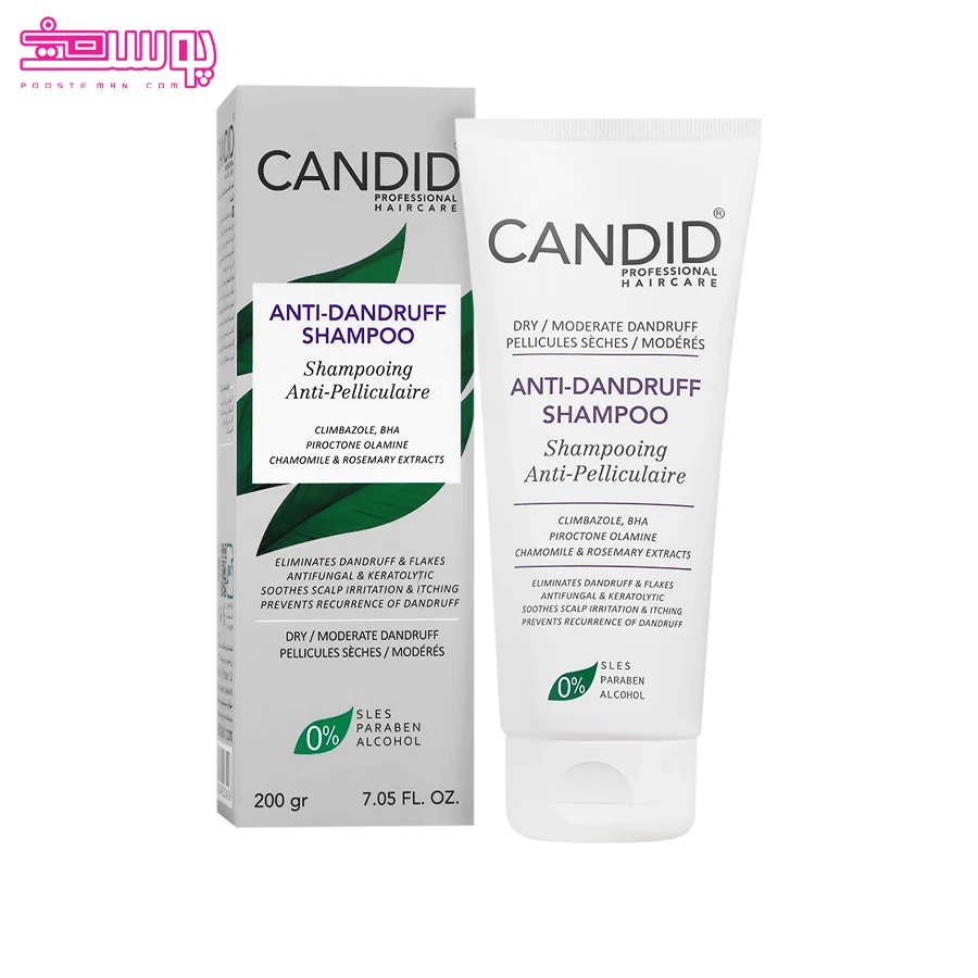 شامپو ضد شوره خشک کاندید