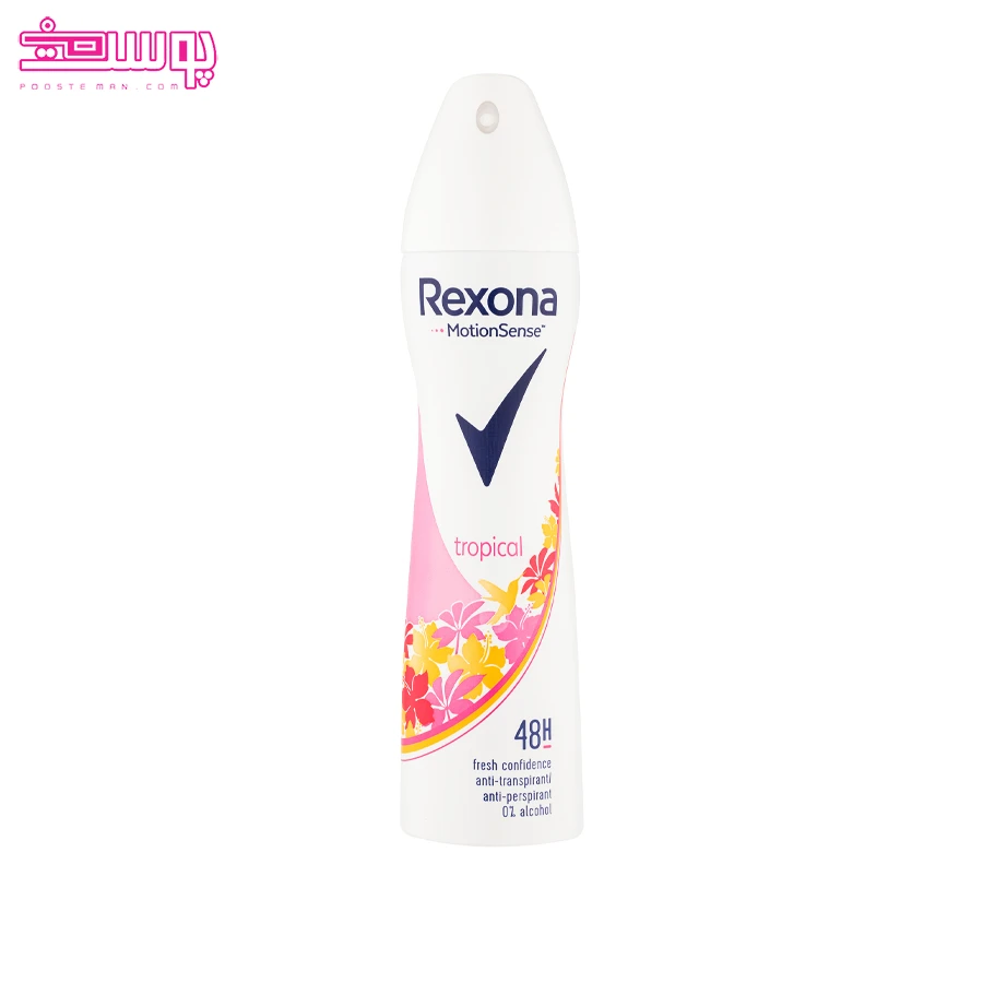 اسپری ضد تعریق زنانه رکسونا مدل tropical
