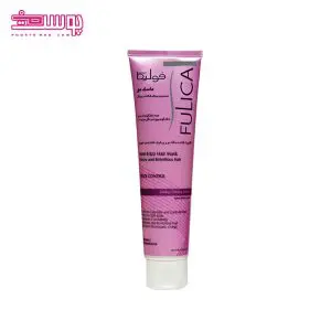 ماسک مو بنفش فولیکا مناسب موهای شکننده و وز دار حجم 100ml