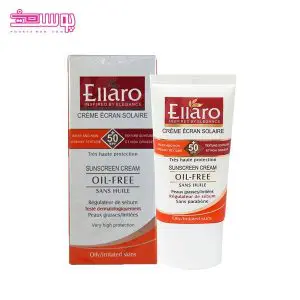 ضد آفتاب بی رنگ پوست چرب الارو 