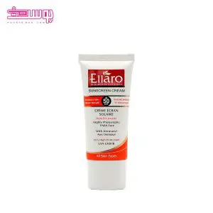 ضد آفتاب بی رنگ الارو مناسب انواع پوست