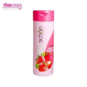 شامپو بدن شیر توت فرنگی شون