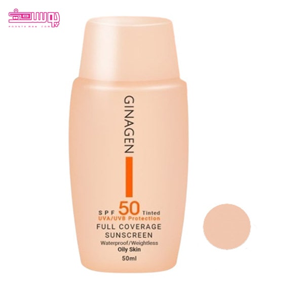 ضد آفتاب رنگی فیوژن واتر ژیناژن SPF 30