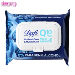دستمال مرطوب پاک کننده آرایش مدل Q10 PLUS دافی