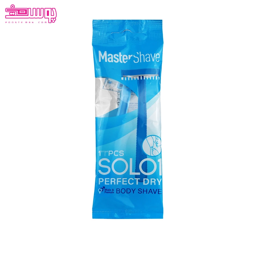 ژیلت یک لبه مدل SOLO PERFECT DRY مستر شیو