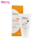 کرم ضد آفتاب بی رنگ سان دیفنس SPF50 پوست مستعد لک انلیل 3