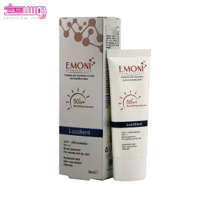 کرم ضد آفتاب بی رنگ لوسیدینت SPF50 امونی 2