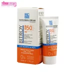 کرم ضد آفتاب بی رنگ پوست خشک و نرمال SPF50 بیتروی