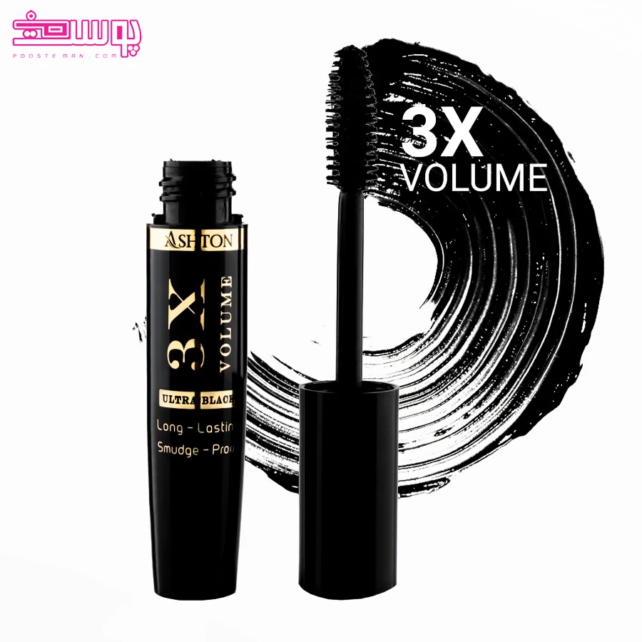 ریمل حجم دهنده اشتون مدل 3X 6