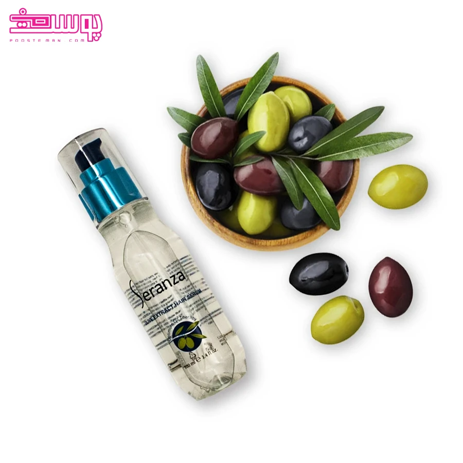 سرم مو حاوی عصاره زیتون سرانزا 4