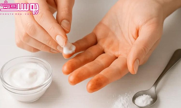 جوش شیرین برای پاک کردن رنگ مو از دست