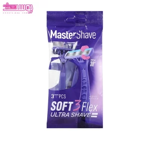 خود تراش 3 لبه مستر شیو مدل SOFT 3 Flex