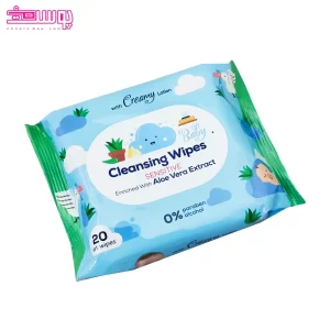دستمال مرطوب کودک حاوی آلوئه ورا کانواس 2