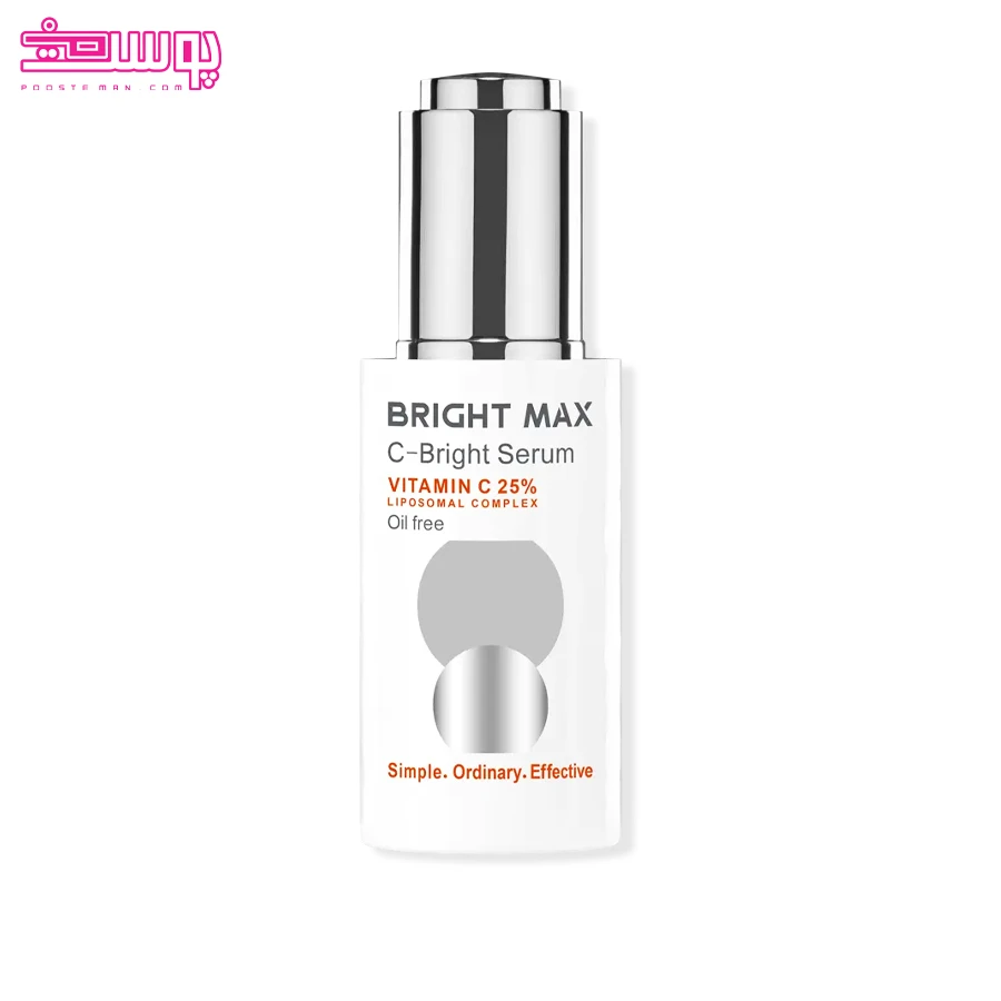 سرم-ویتامین-سی-25-درصد-برایت-مکس سرم ویتامین سی 25 درصد برایت مکس