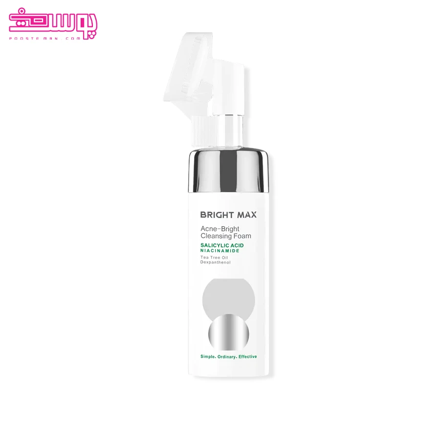 فوم-شستشوی-صورت-آکنه-برایت-برایت-مکس فوم شستشوی صورت آکنه برایت برایت مکس