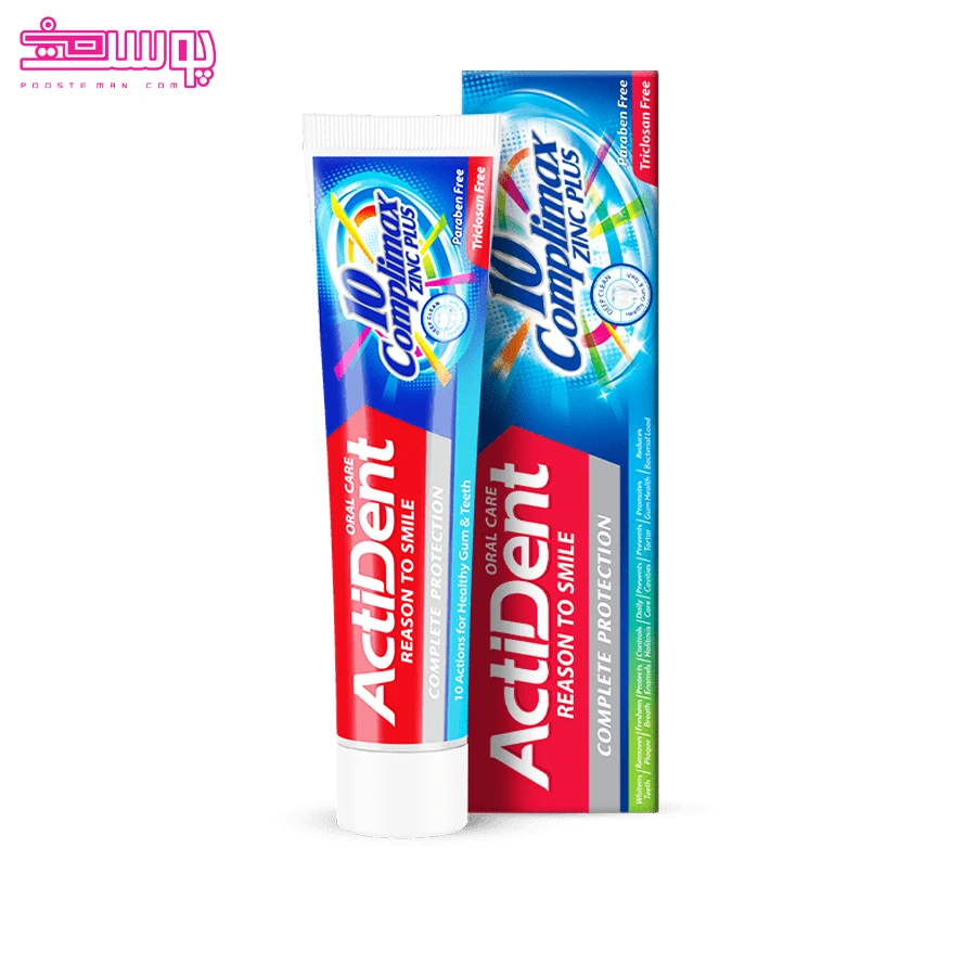 خمیر-دندان-کامپلیمکس-اکتیدنت خمیر دندان کامپلیمکس اکتیدنت