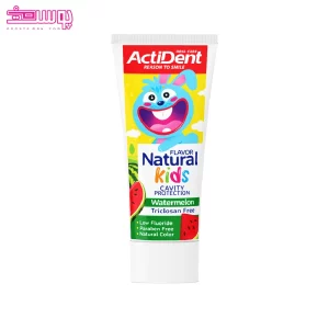 خمیر دندان کودک اکتیدنت با طعم میکس ملون 2