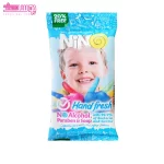 دستمال مرطوب پاک کننده دست و صورت نینو