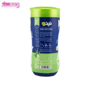 دستمال مرطوب پاک کننده کودک آلوئه ورا و بابونه نینو 2
