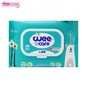 دستمال مرطوب کودک 20 عددی آلوئه ورا و روغن زیتون وی کر