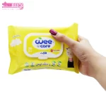 دستمال مرطوب کودک 20 عددی روغن آرگان وی کر 4