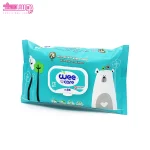 دستمال مرطوب کودک 72 عددی آلوئه ورا و روغن زیتون وی کر 3