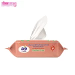 دستمال مرطوب کودک 72 عددی روغن بادام و جوانه گندم وی کر 5
