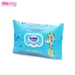 دستمال مرطوب کودک 72 عددی عصاره جو و روغن پنبه دانه وی کر 3