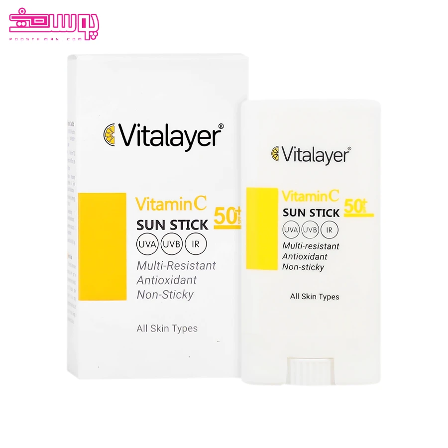 ضد-آفتاب-استیکی-ویتامین-سی-ویتالیر ضد آفتاب استیکی ویتامین سی ویتالیر