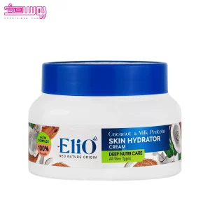 کرم مرطوب کننده روغن نارگیل و شیر الیو