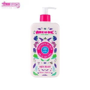 کرم ژل آبرسان عصاره تمشک و ویتامین A آر یو اوکی