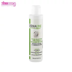 ژل اسکراب شستشوی پوست درمالاین 2