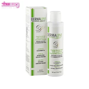 ژل اسکراب شستشوی پوست درمالاین