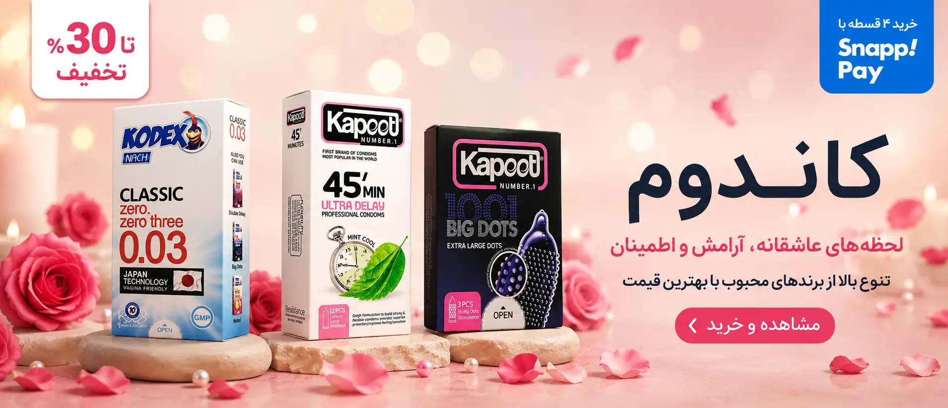 بنر کاندوم